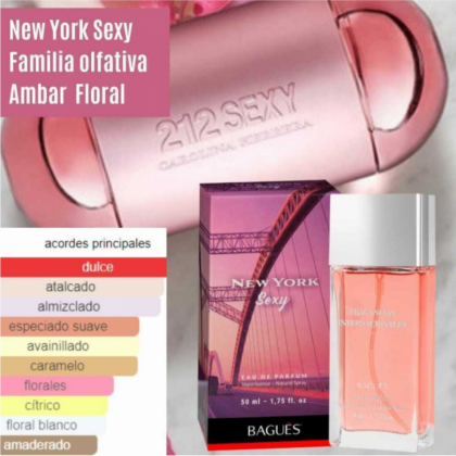 NEW YORK SEXY Eau de Parfum Femenino 50 ml.