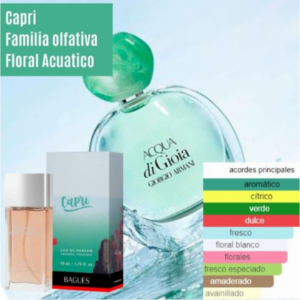 CAPRI Eau de Parfum Femenino 50 ml.