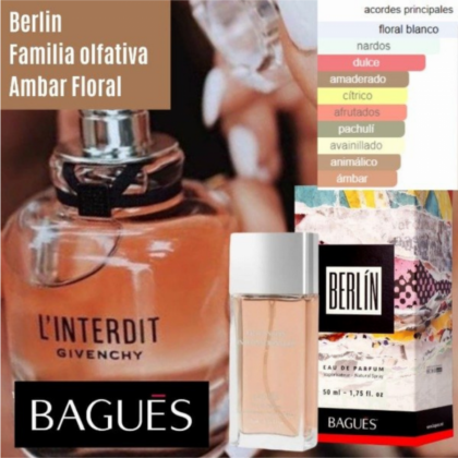 BERLÍN Eau de Parfum Femenino 50 ml.