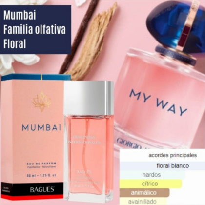 MUMBAI Eau de Parfum Femenini 50 ml.