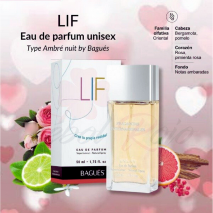 LIF Eau de Parfum Unisex 50 ml.
