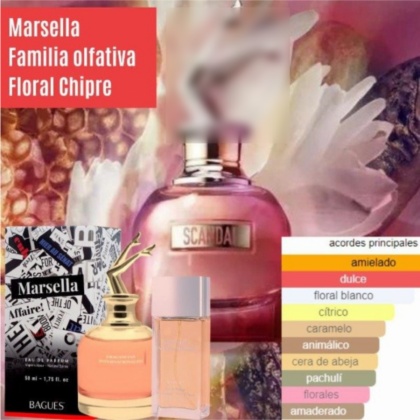 MARSELLA Eau de Parfum Femenino 50 ml.