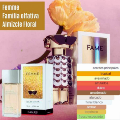 FEMME Eau de Parfum Femenino 50 ml.