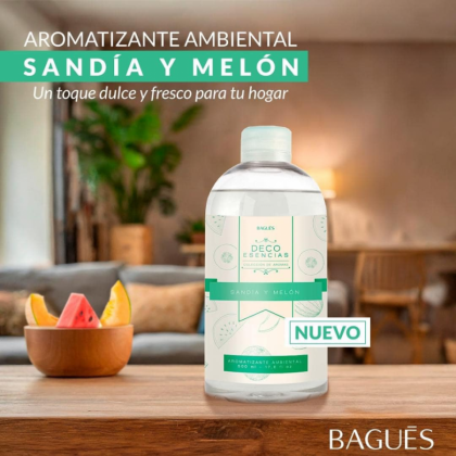 Aromatizante Ambiental Sandía & Melón 500 ml.