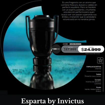 UNLOCK Eau de Parfum Invictus 100 ml.